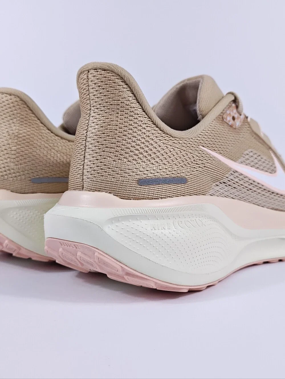 Nike Pegasus 41 Womens 10 Neutral Cushioned Road Running Shoes Beige Pink